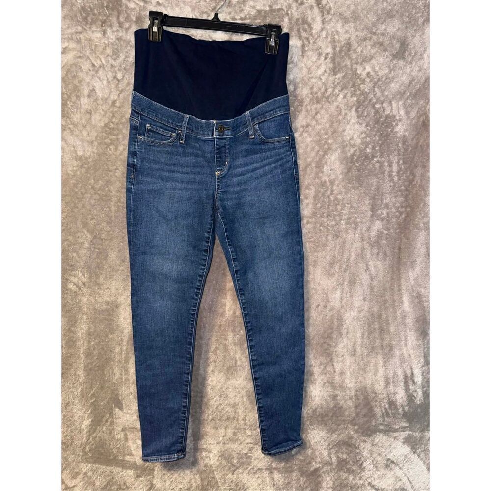 Gap maternity favorite dark wash non ripped jeggings size 28/6R #750